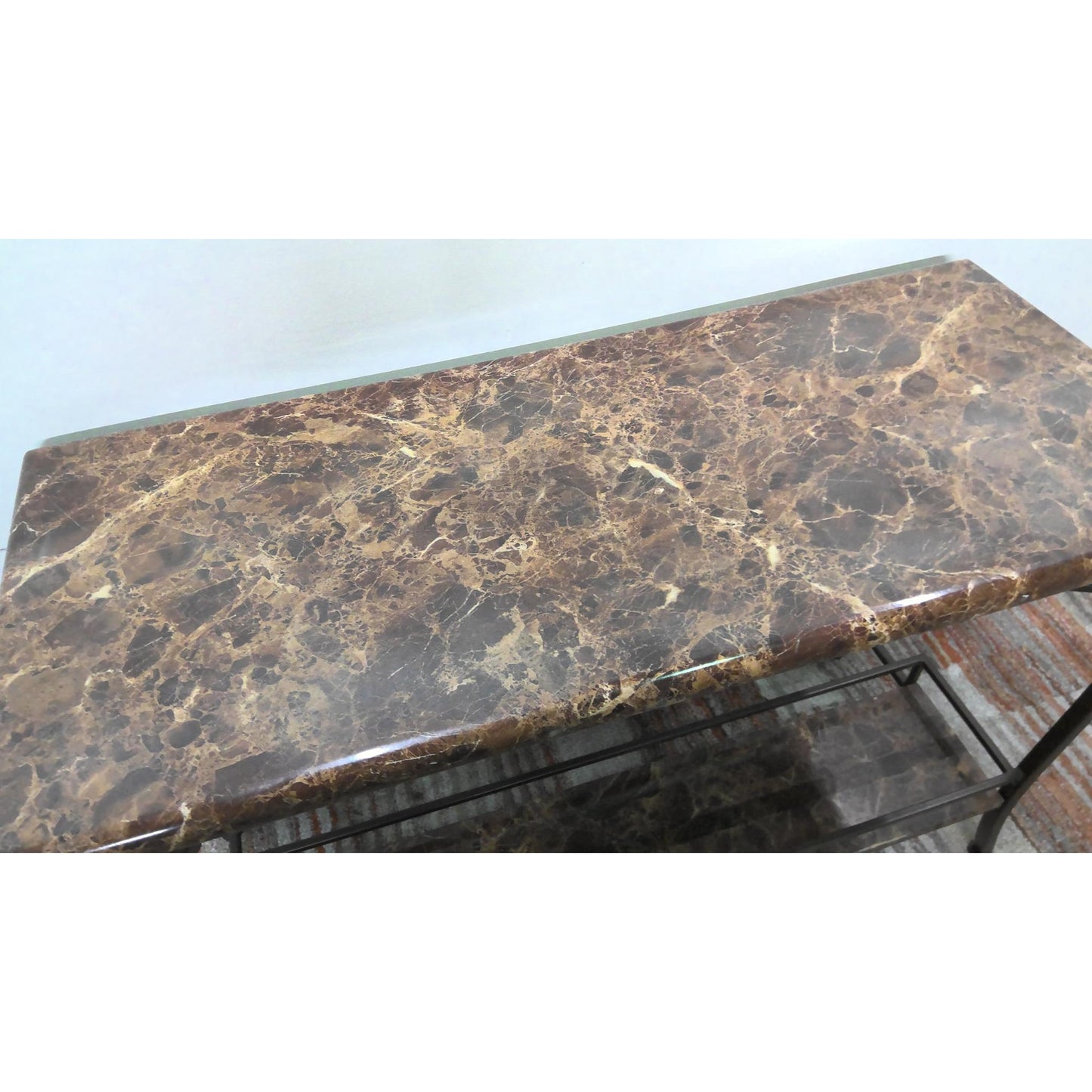 Faux Marble Bar Table