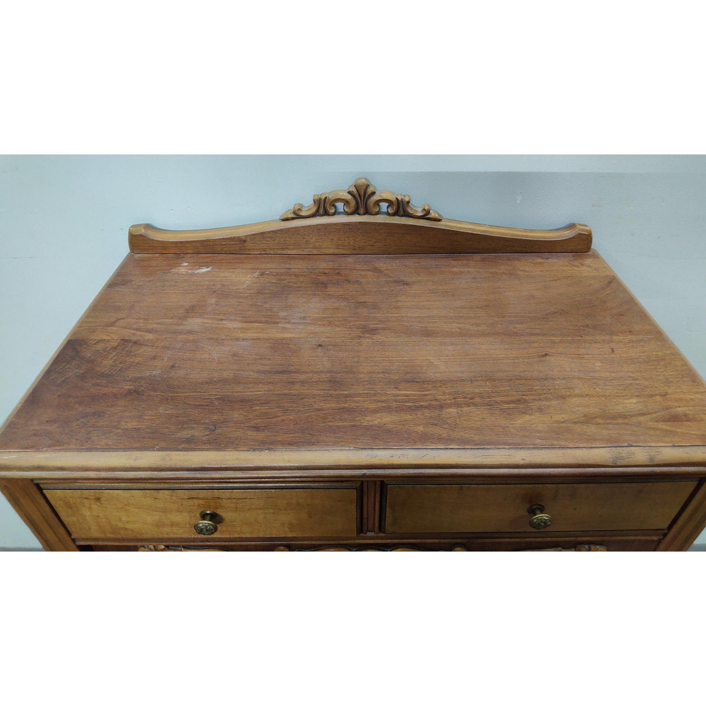 Vintage Ornate Wood Dresser