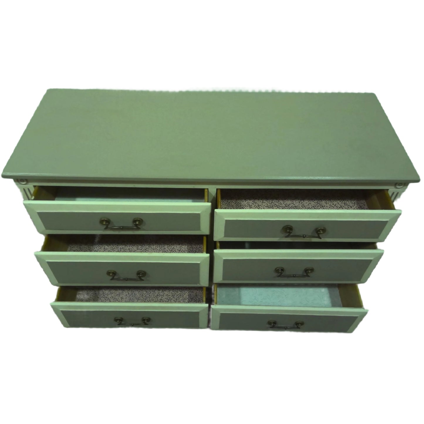 Two-Toned 6-Drawer Dresser