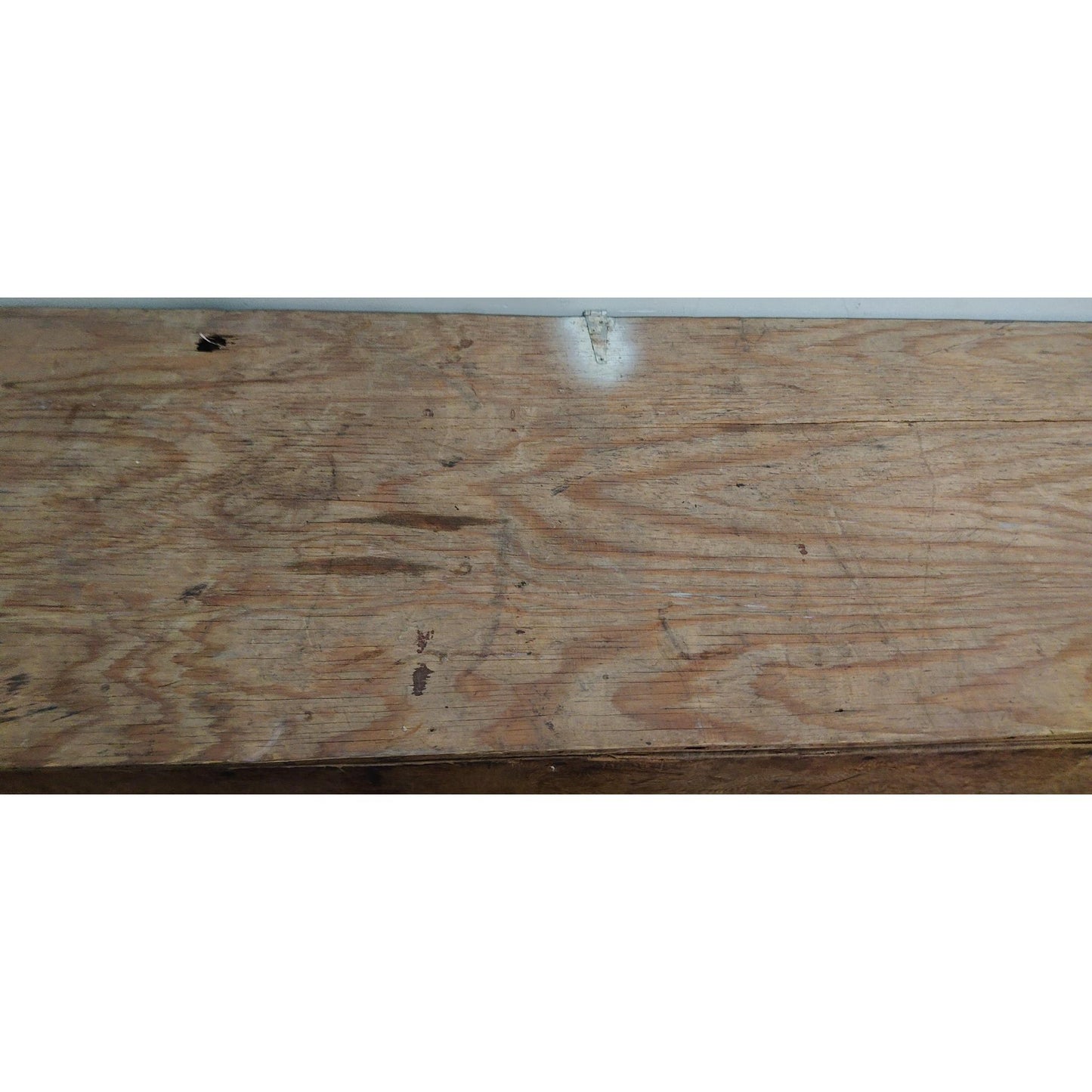 71" Rolling Wood Storage Bin