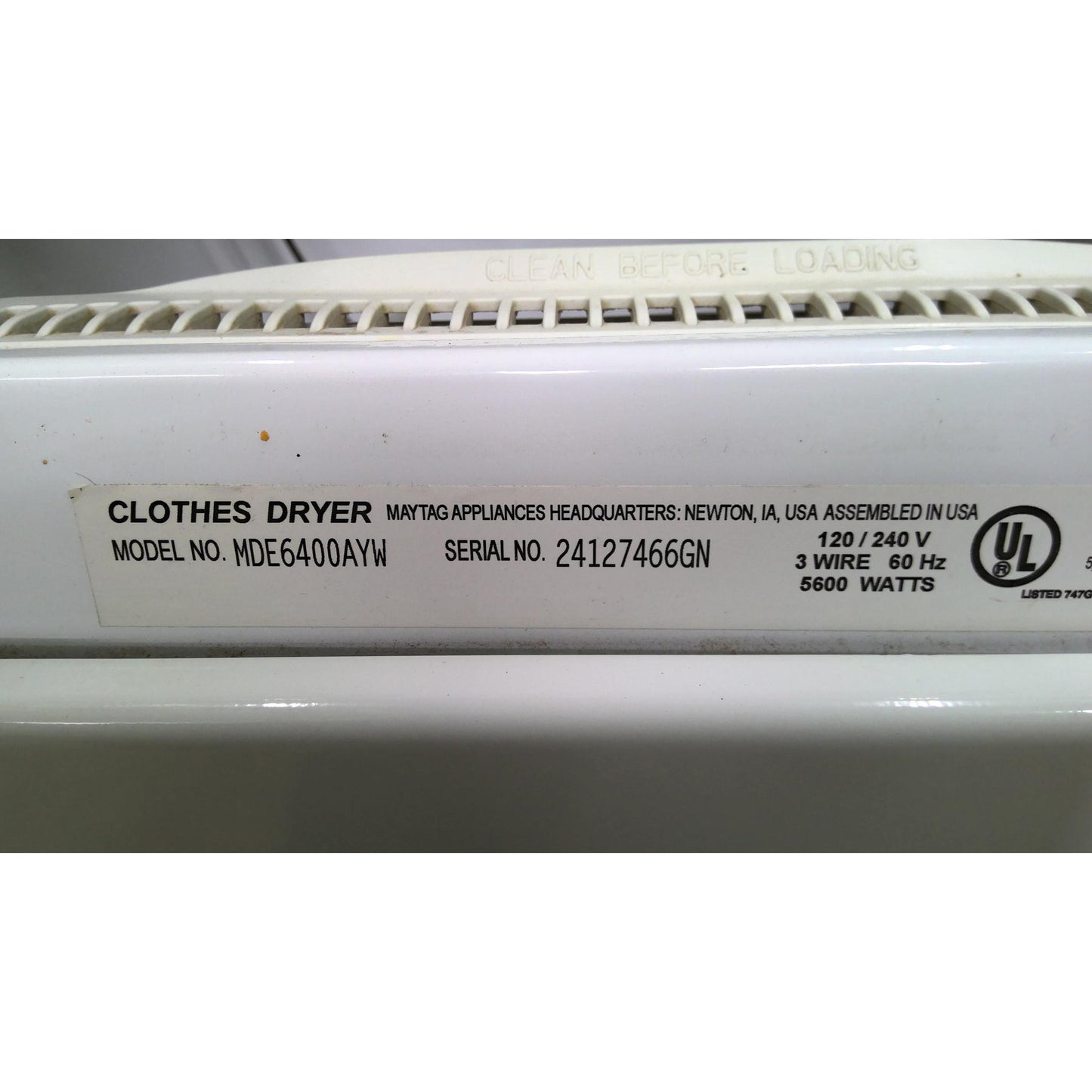 Maytag Electric Dryer