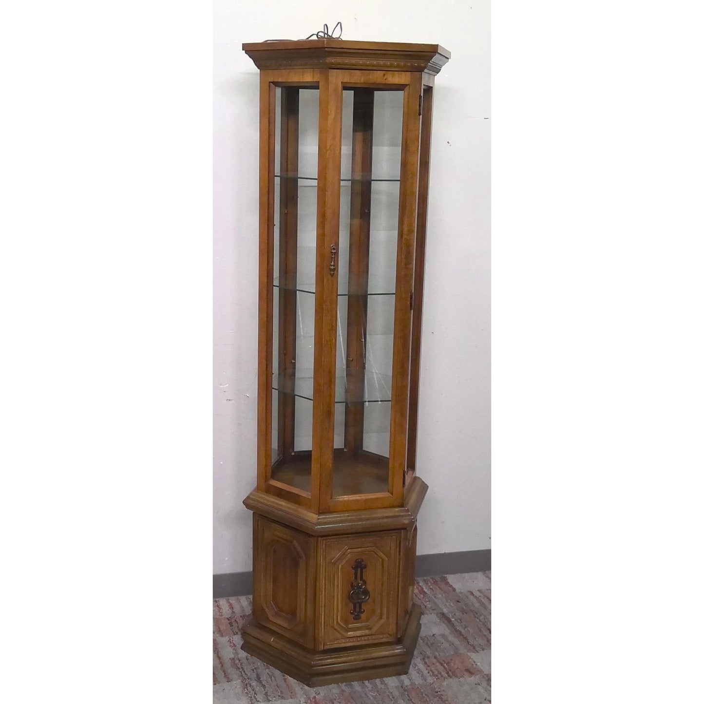 Hexagon Curio Cabinet