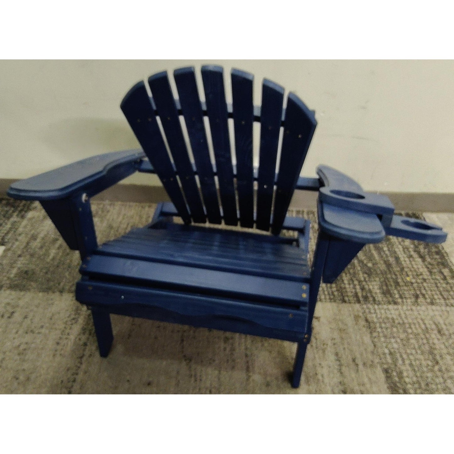 Blue Folding Adirondack Chair