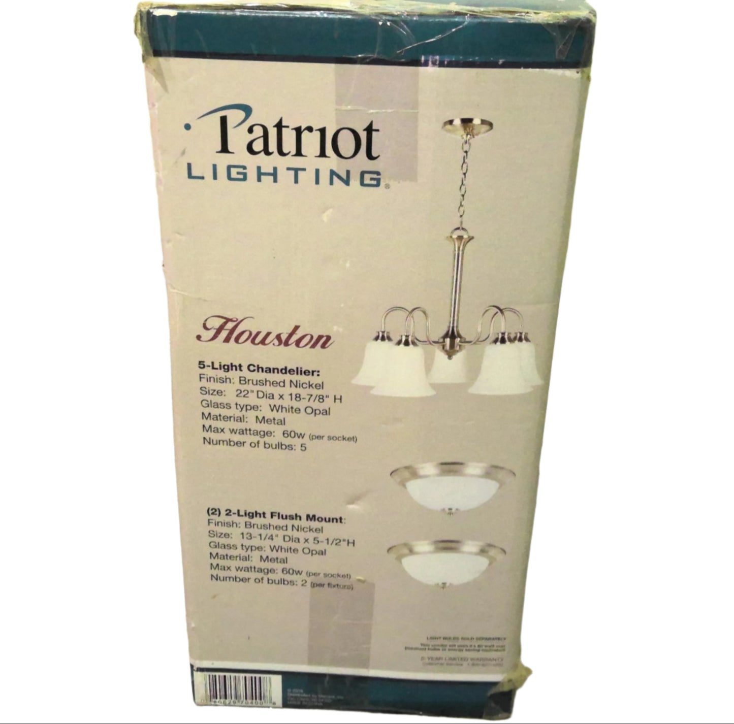 3-Piece Chandelier and Flush Mount Set