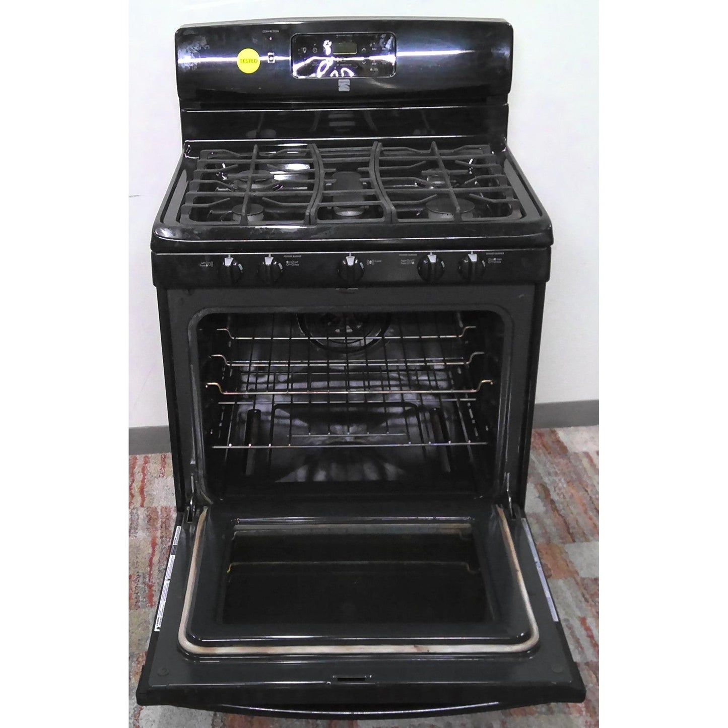 Black Kenmore Gas Stove