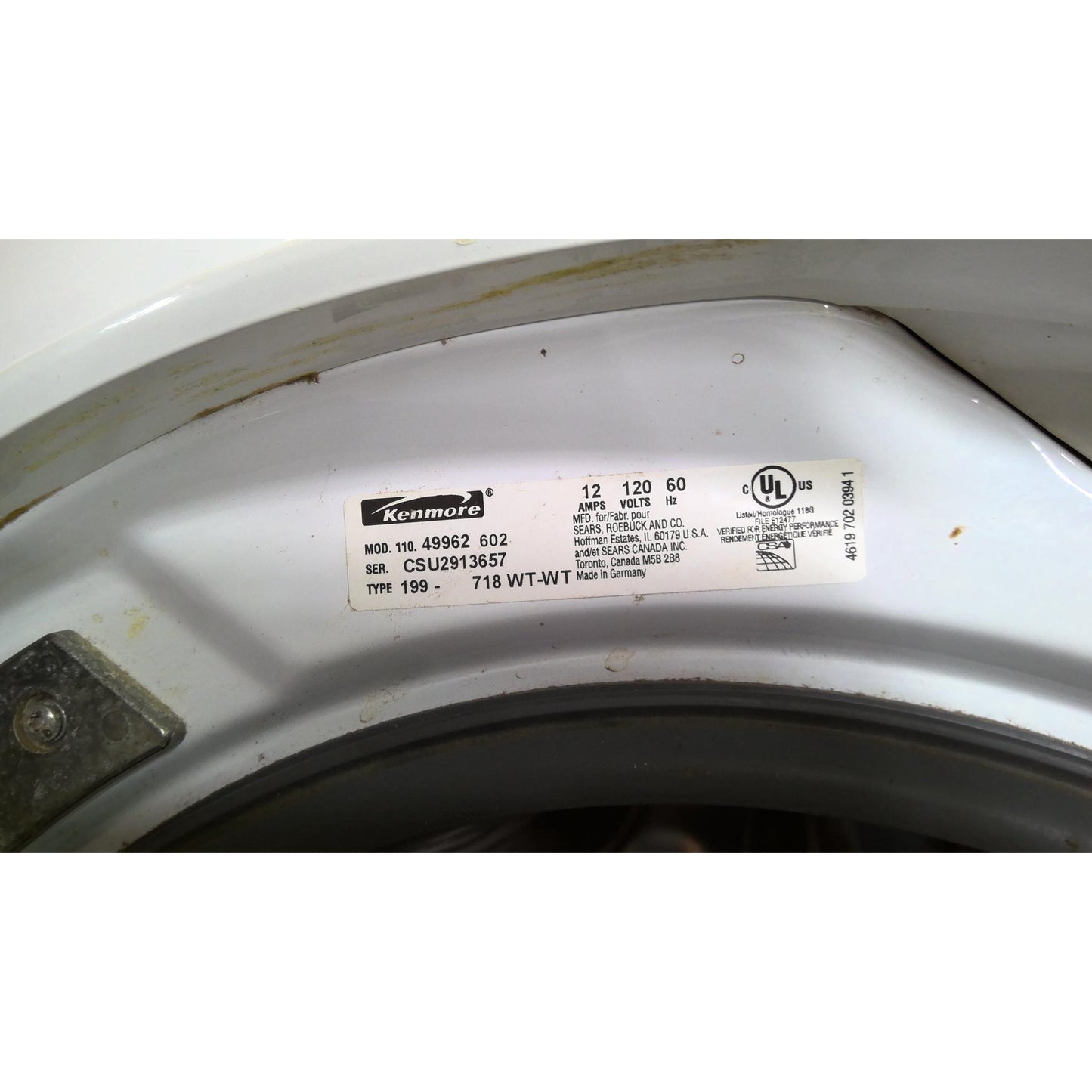 Kenmore Washer