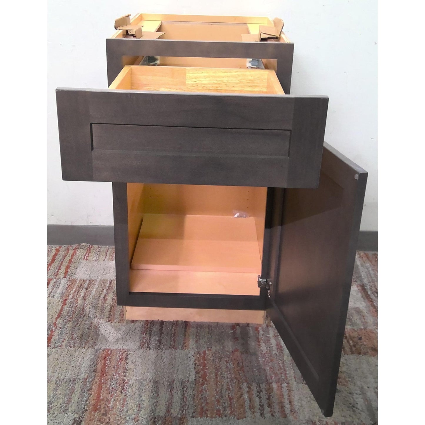 18" Gray Base Cabinet