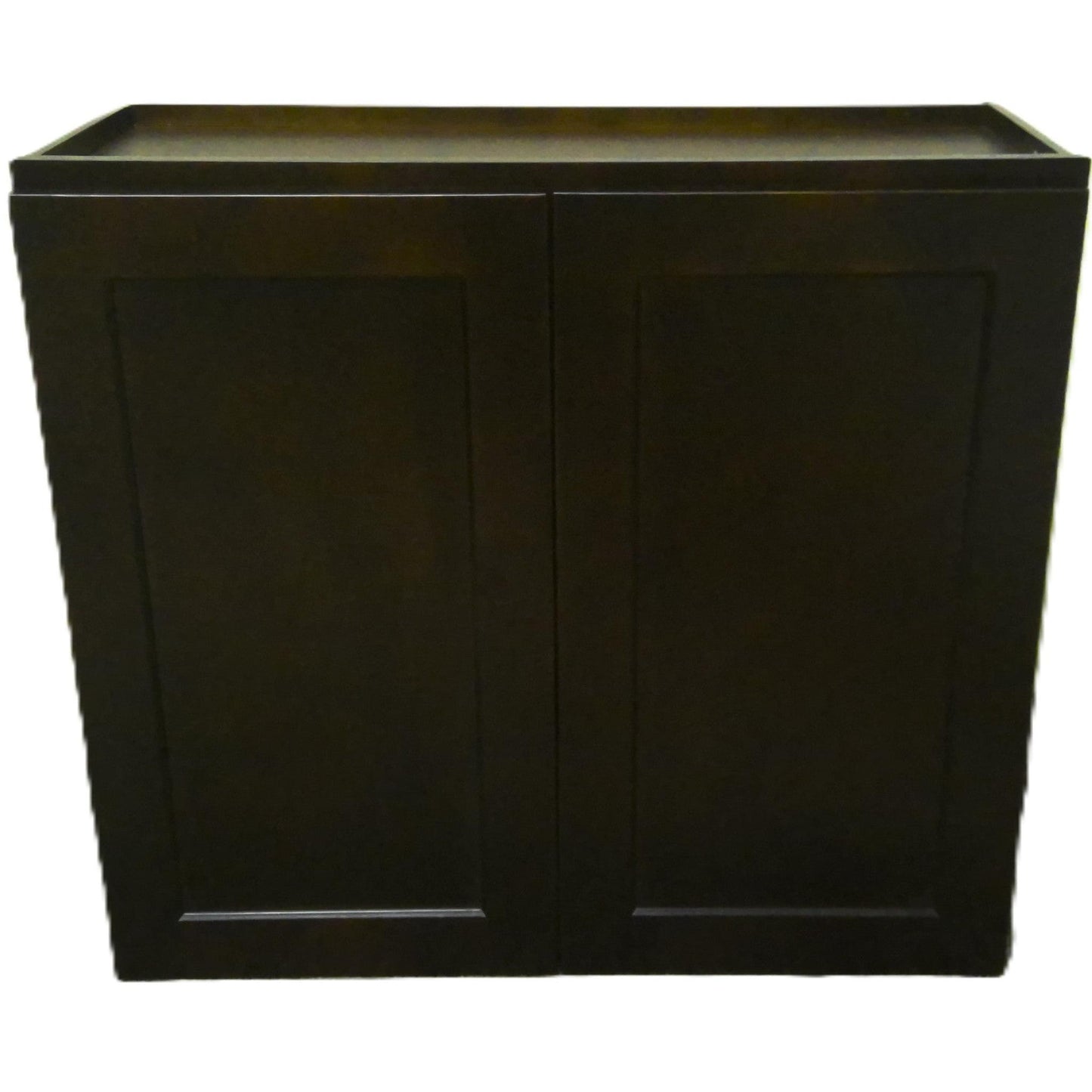 33" x 30" Espresso 2-Door Wall Cabinet