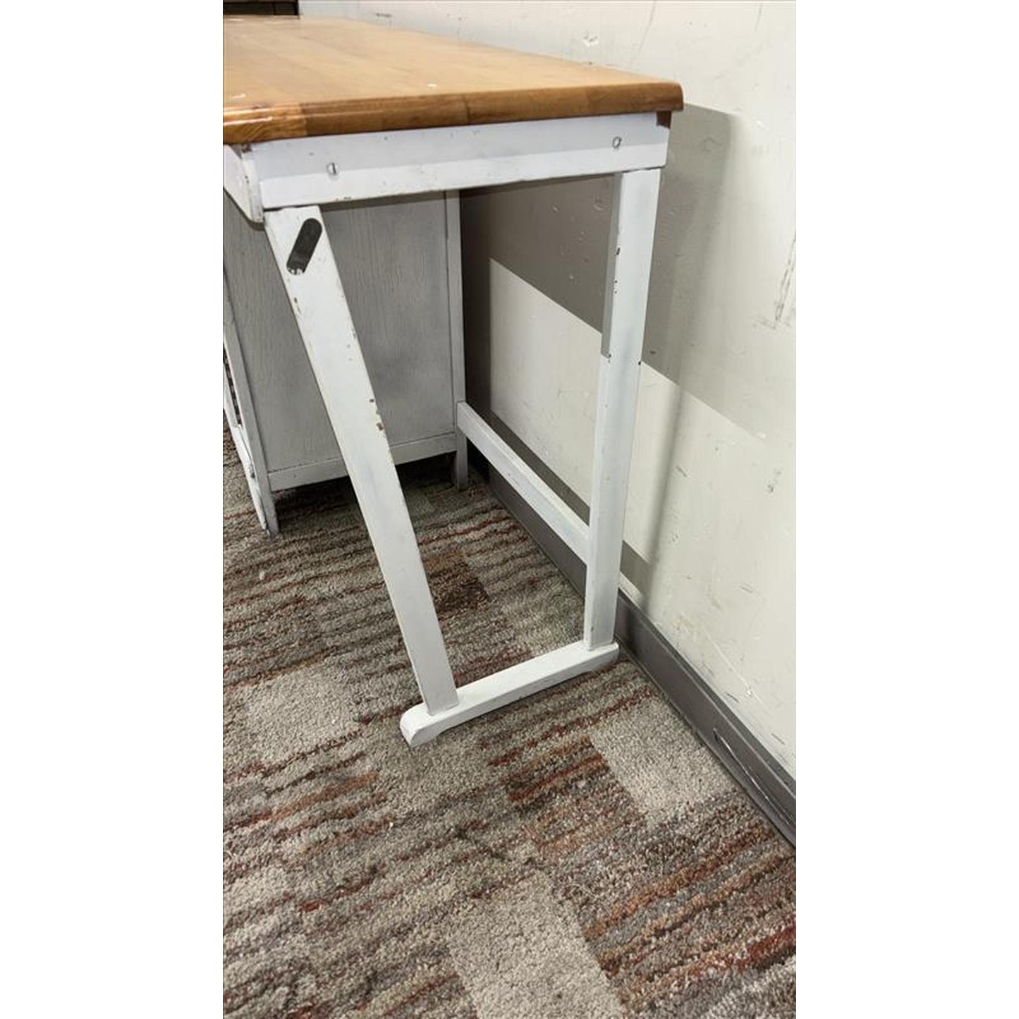Wood White Desk