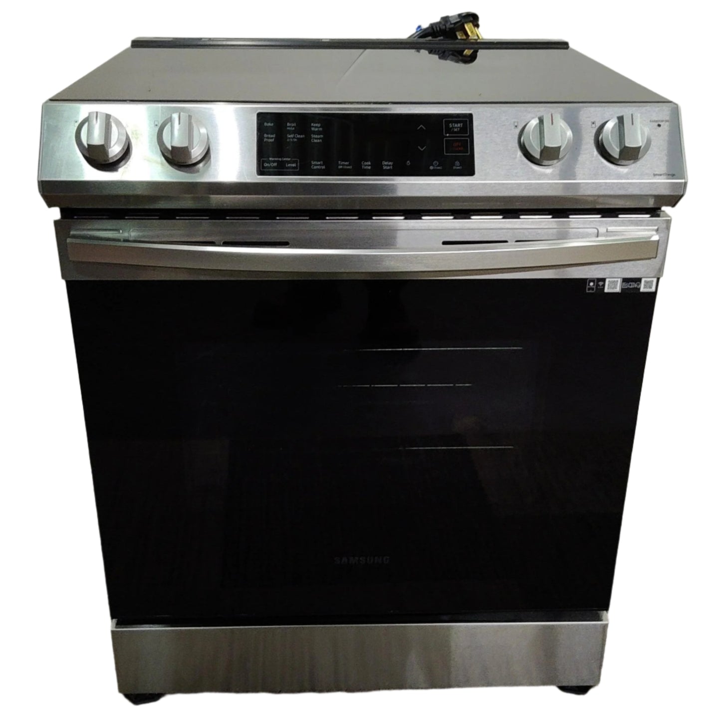 6.3-Cu. Ft. Samsung Smart Electric Slide-In Range