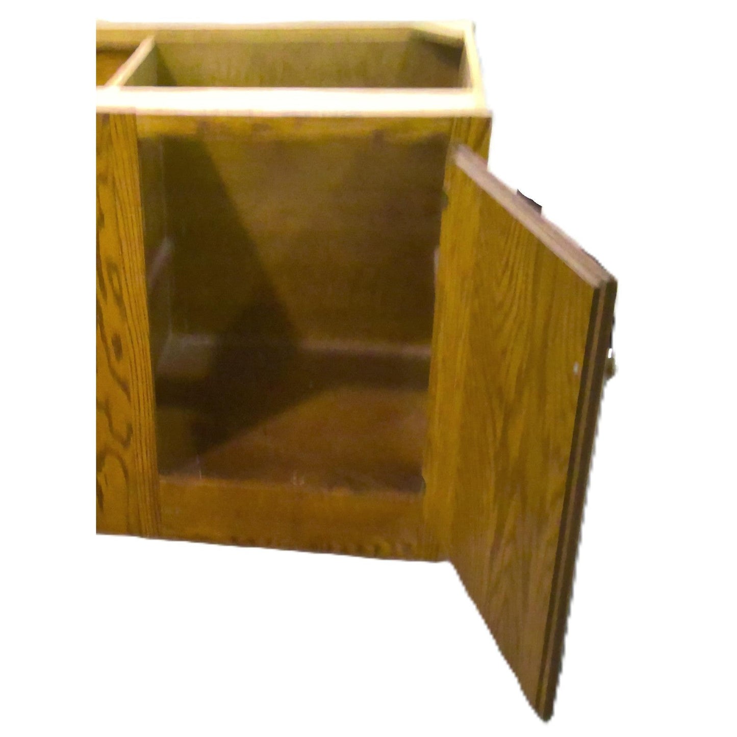 112" Oak Sink Base