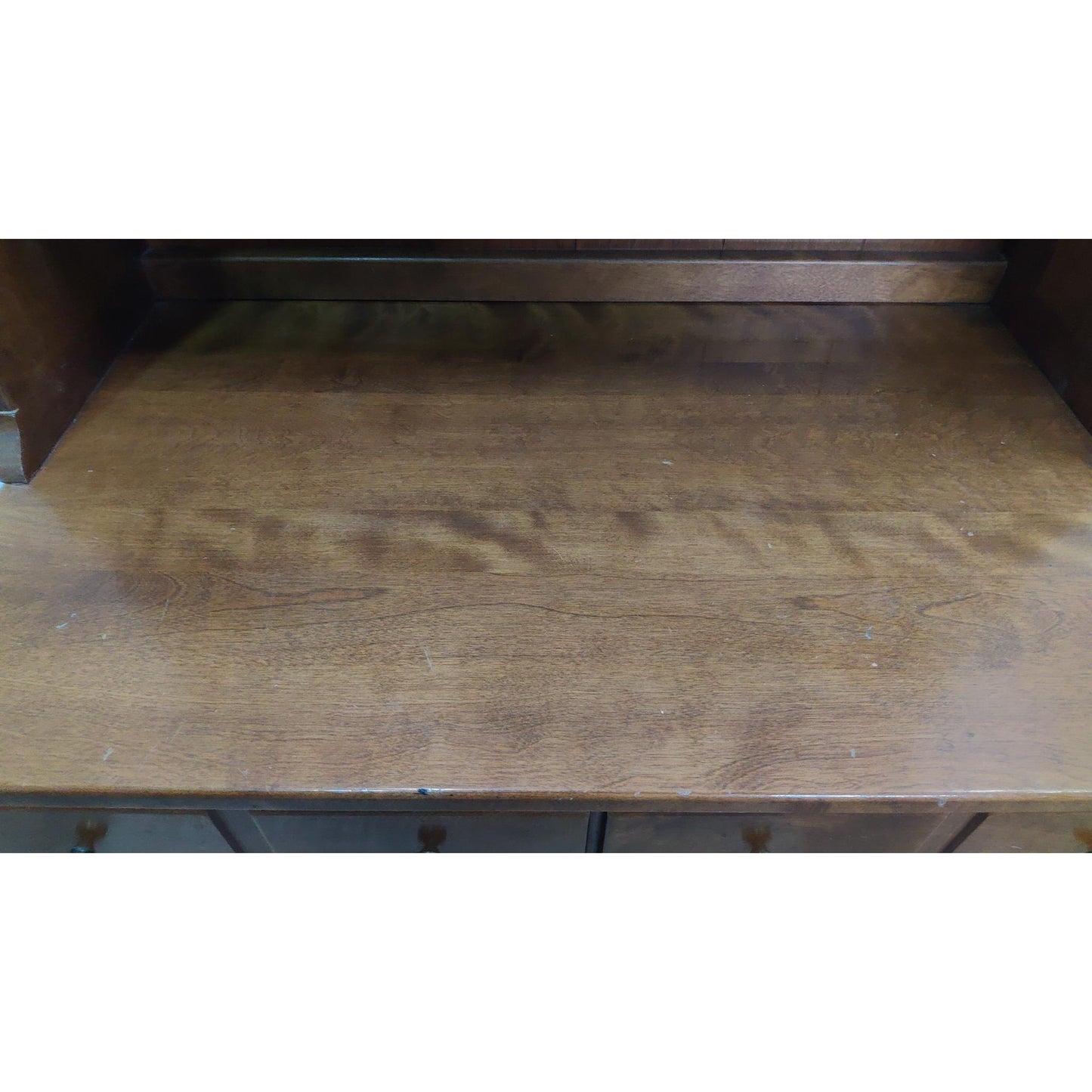 Ethan Allen Maple 2 Piece Bookcase Unit