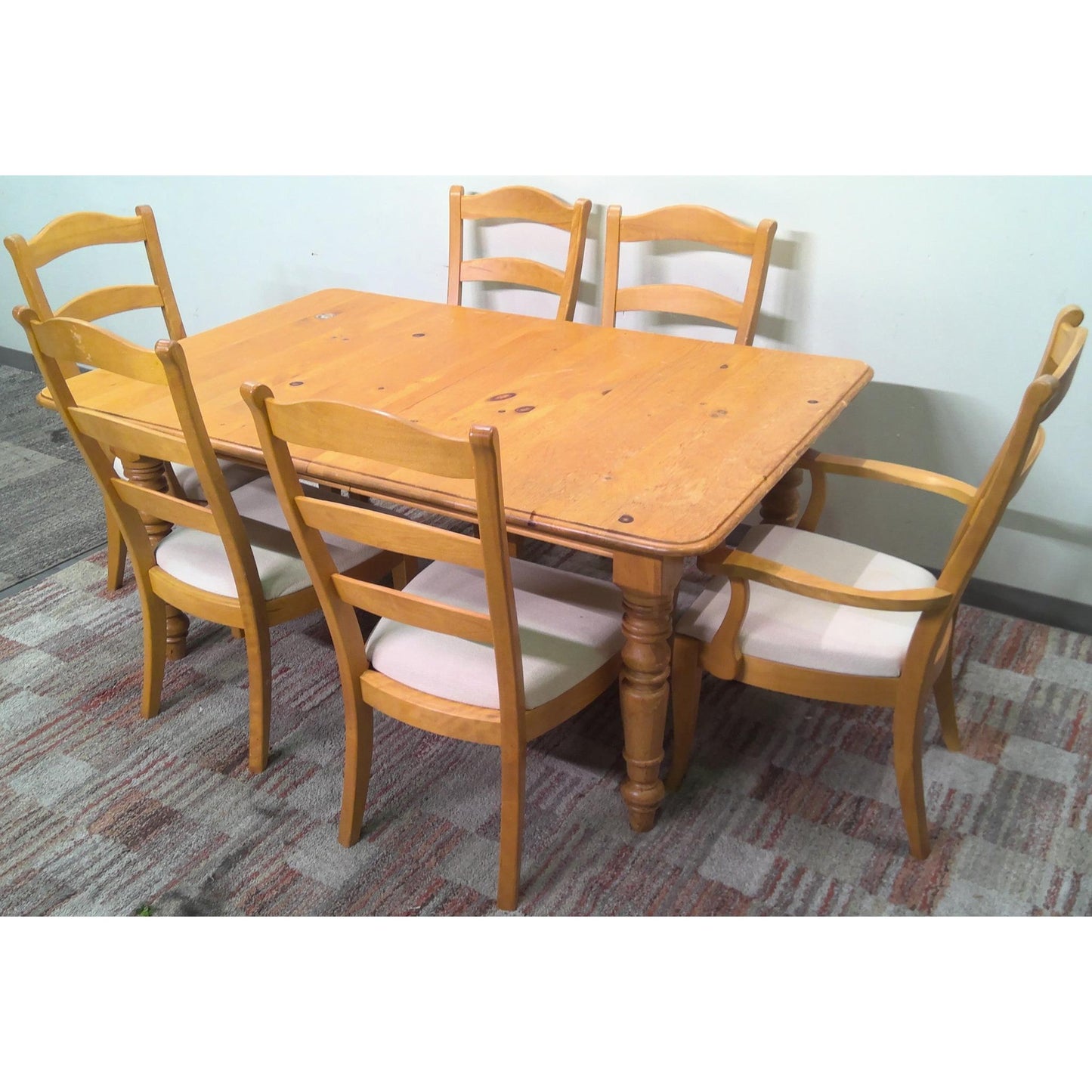 7-Piece Extendable Wood Dining Set