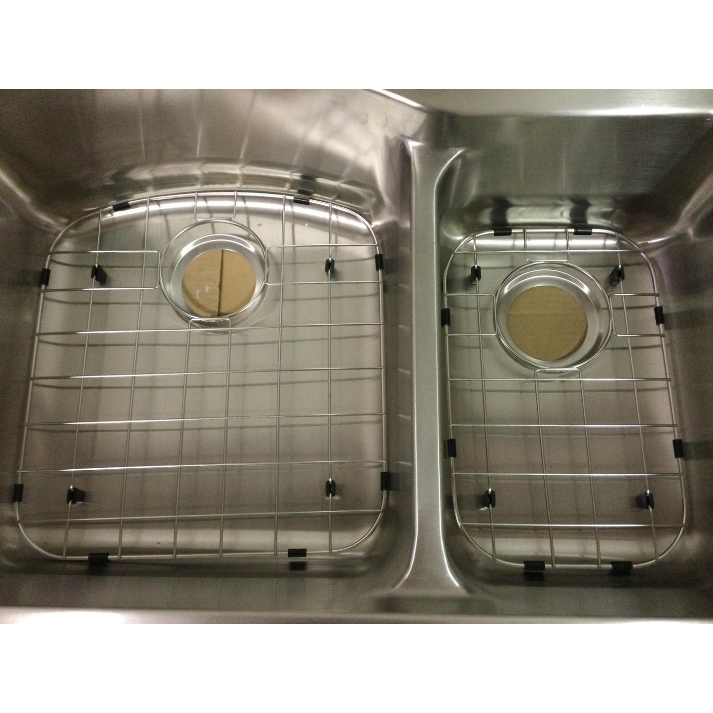 33" Double-Bowl 18-Gauge Stainless-Steel Sink