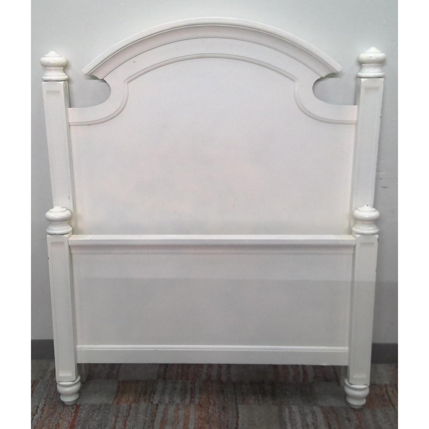 White Twin Bed
