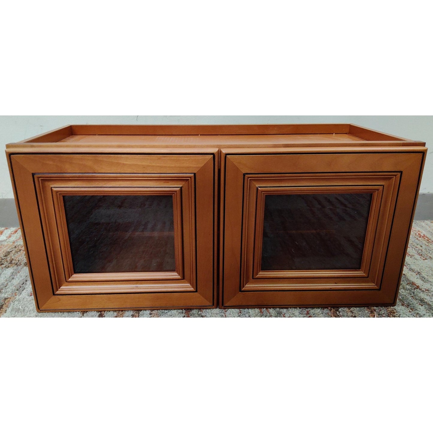 27" Glass Door Upper Cabinet RTA