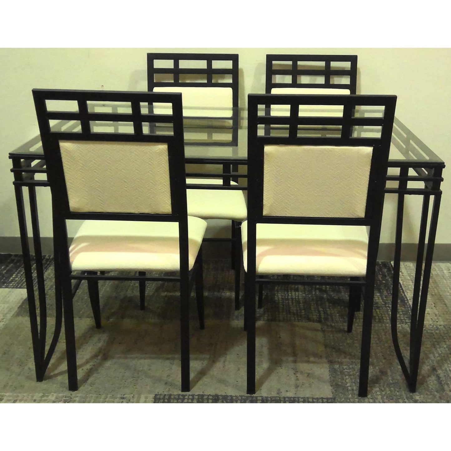 5-Piece Glass Dining Set