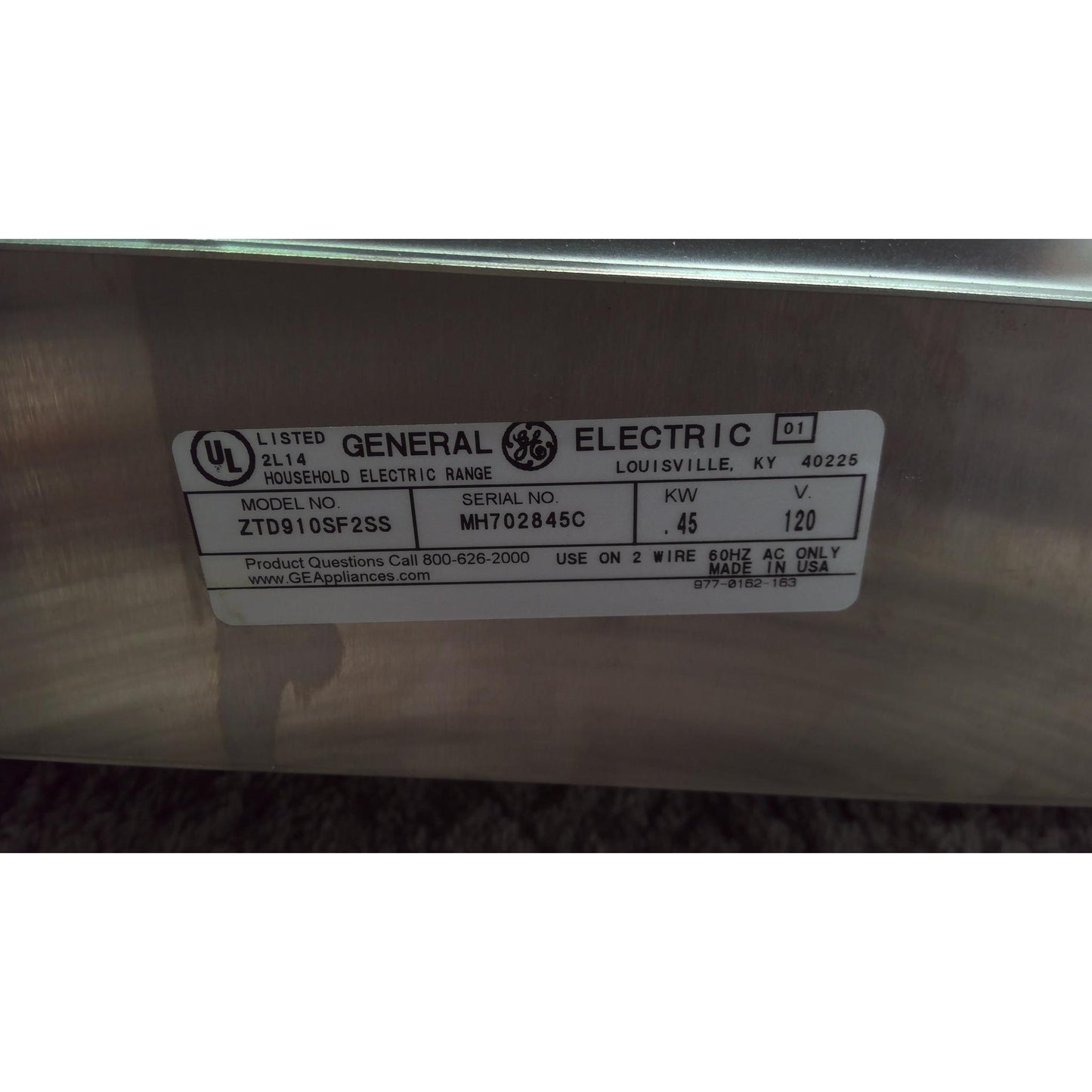 GE 30 Inch Stainless Steel Warming Drawer