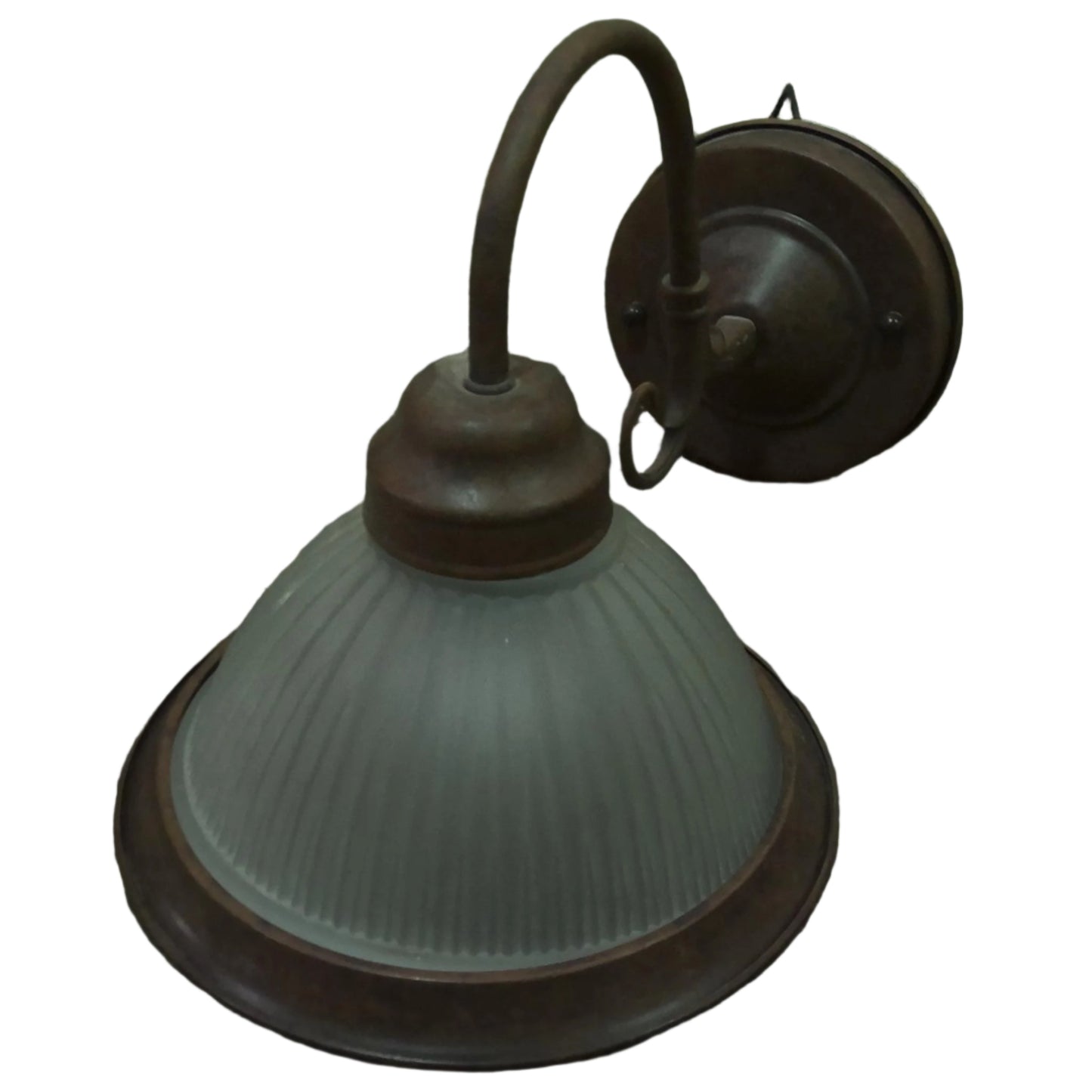 1-Light Rustic Brown Sconce