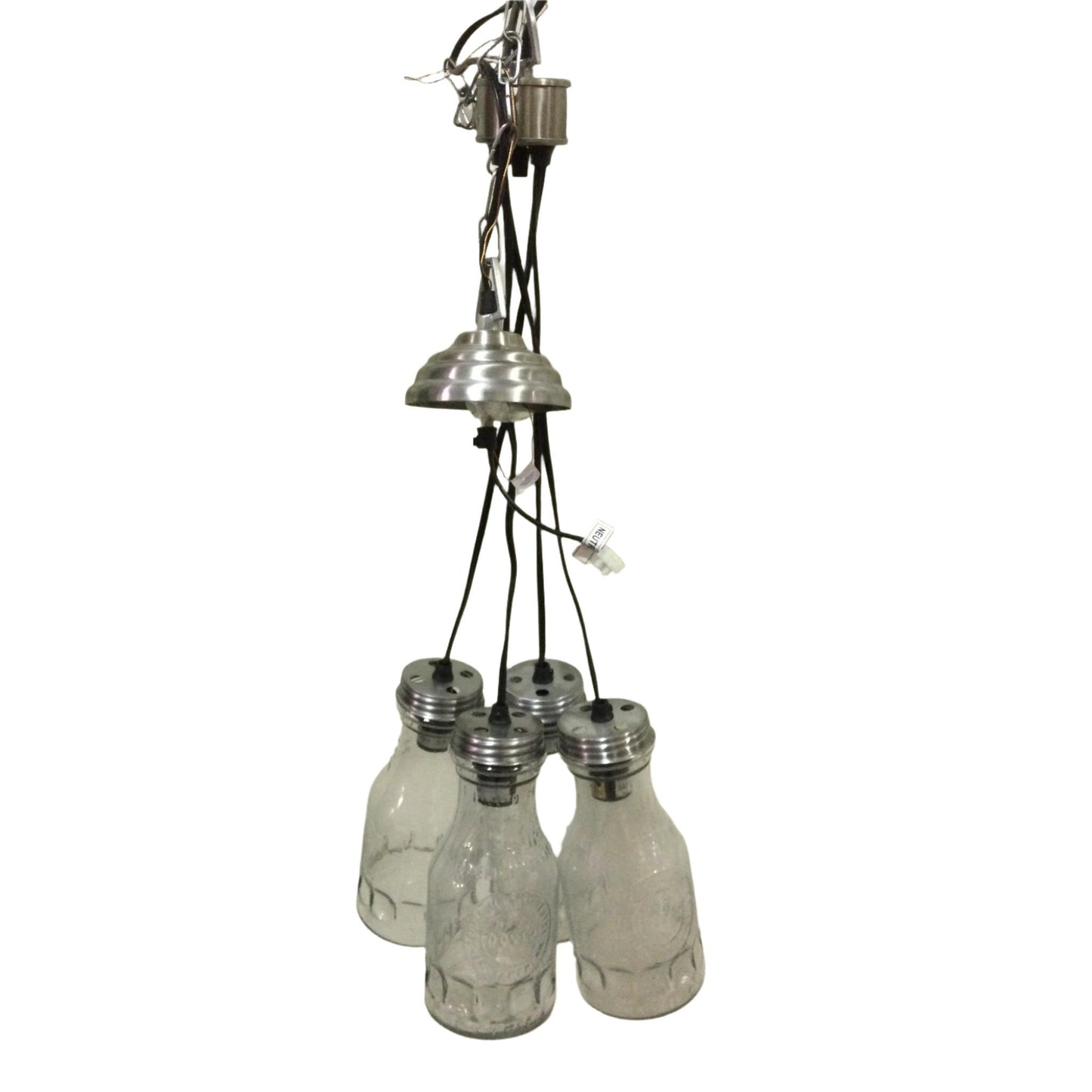 4-Light Bottle-Style Pendant