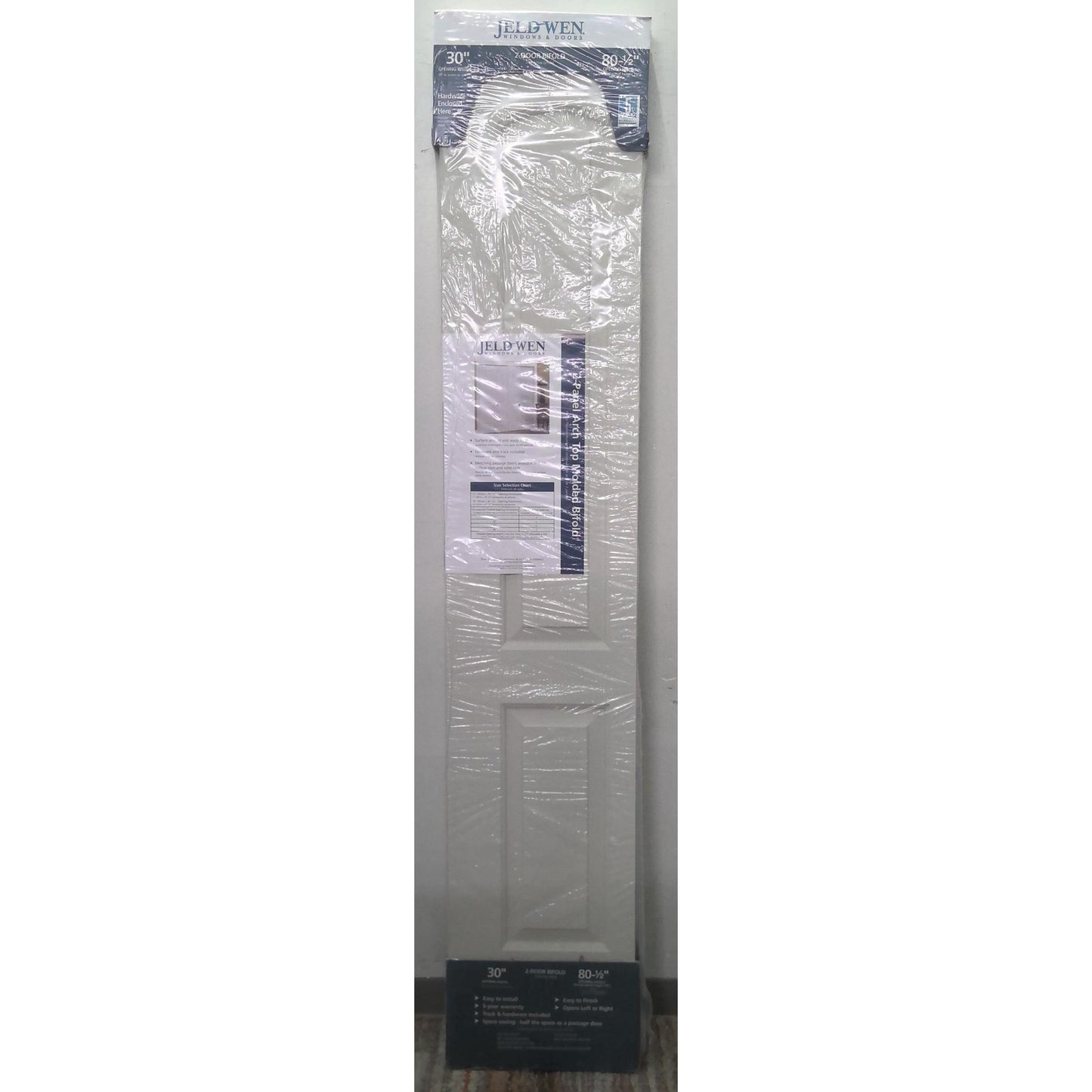 30" x 80.5" Bi-fold Closet Door