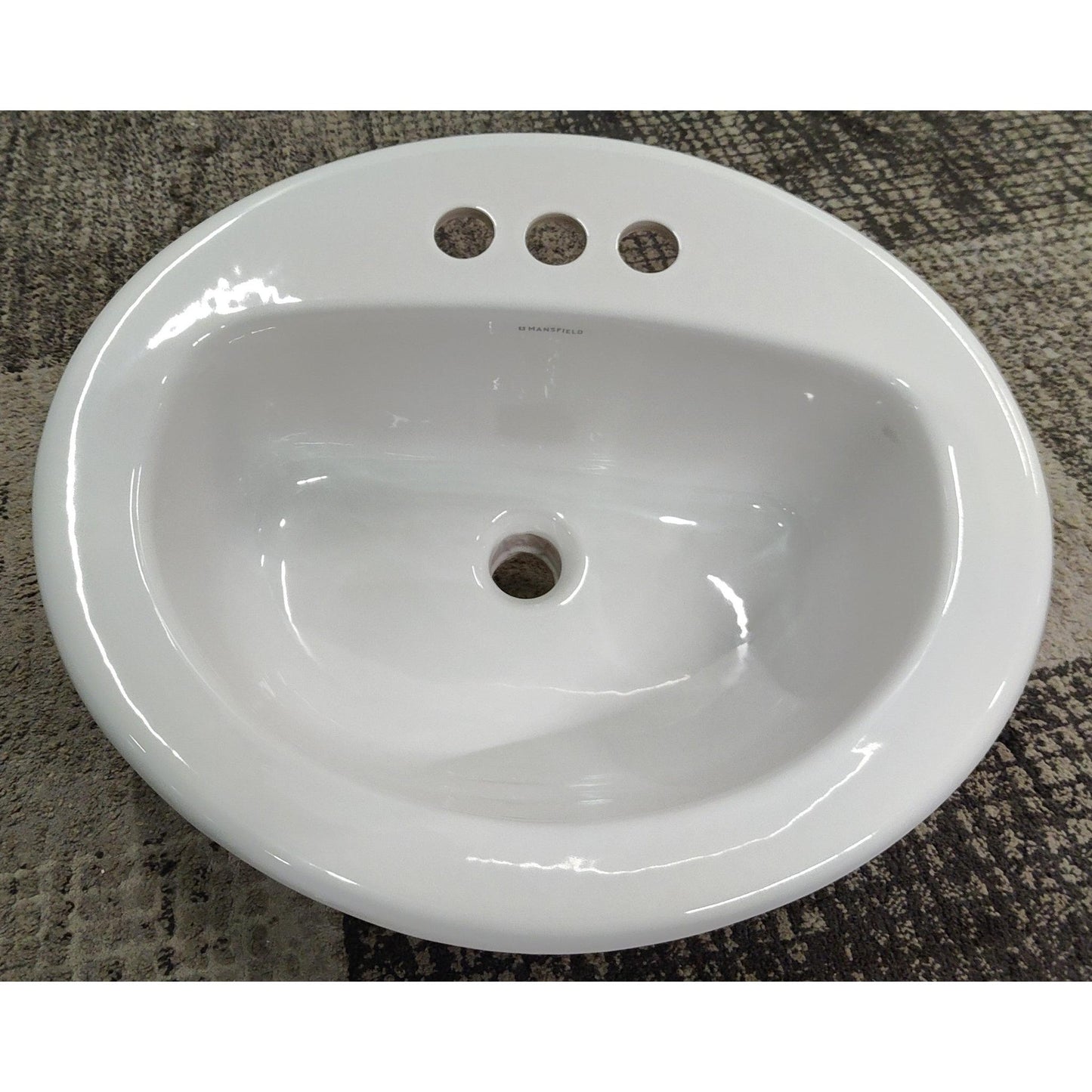 White Porcelain Drop In Sink