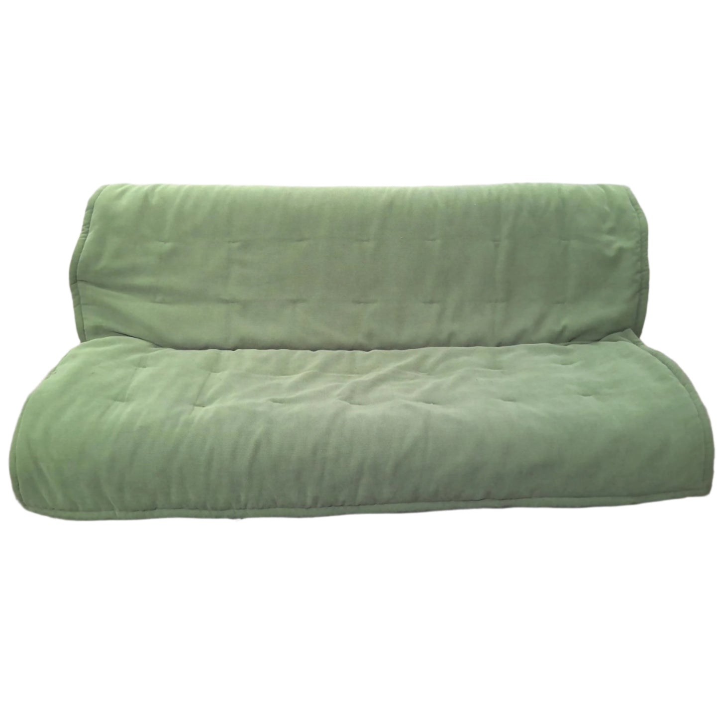Tufted Light Green Floor Futon