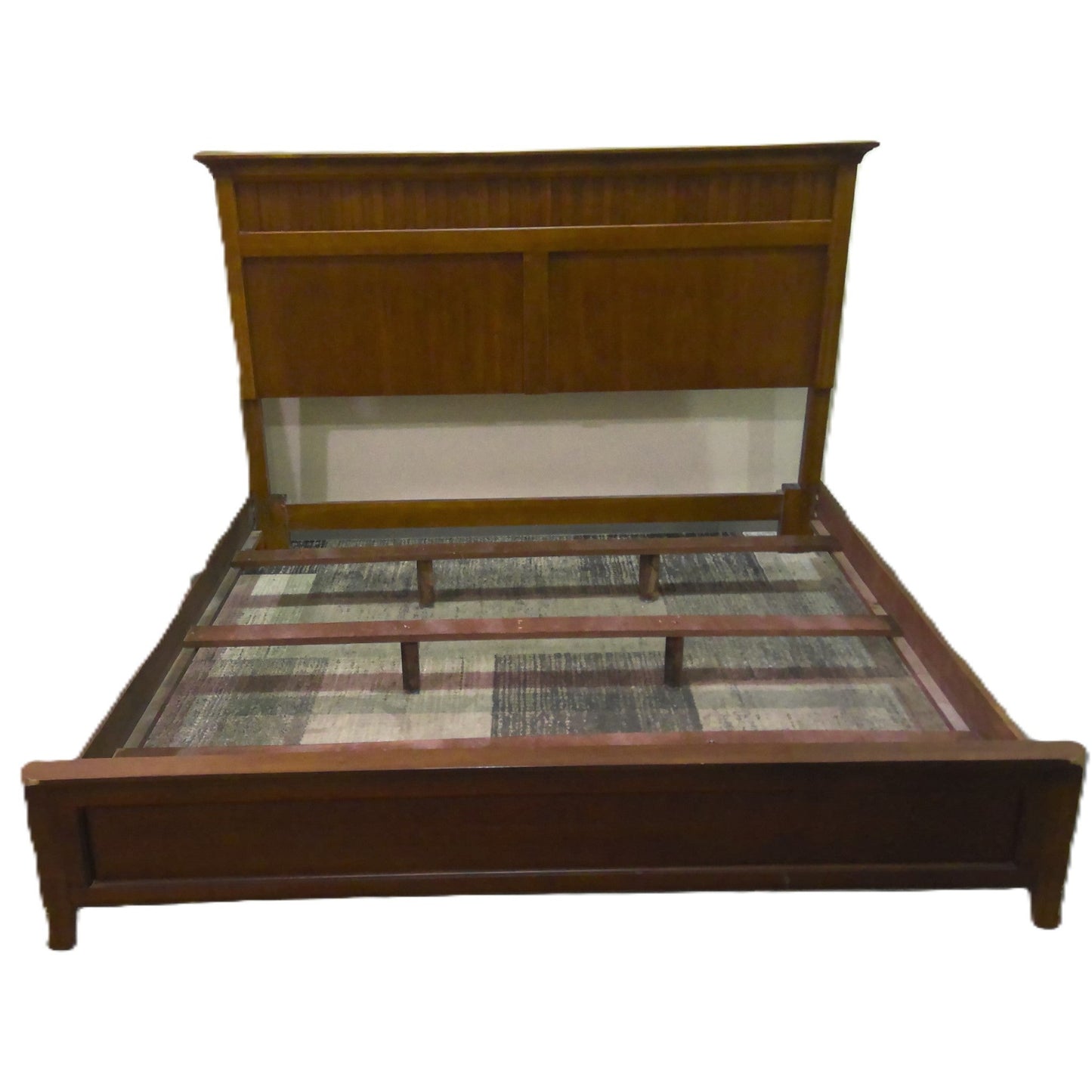 Solid Wood King Bed Frame