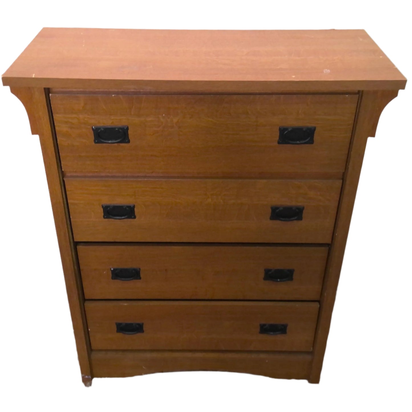 Mission-Style 4-Drawer Dresser, front