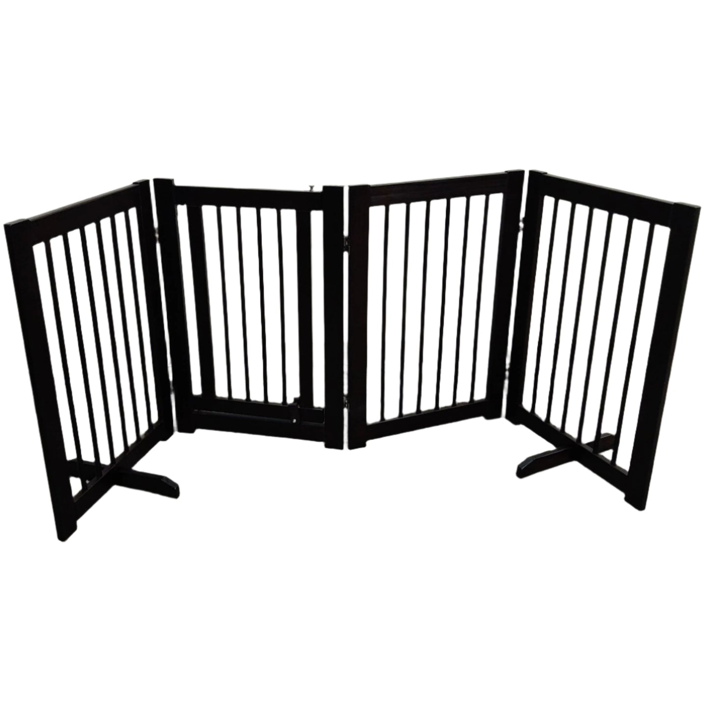 Freestanding Wooden Pet Gate, front
