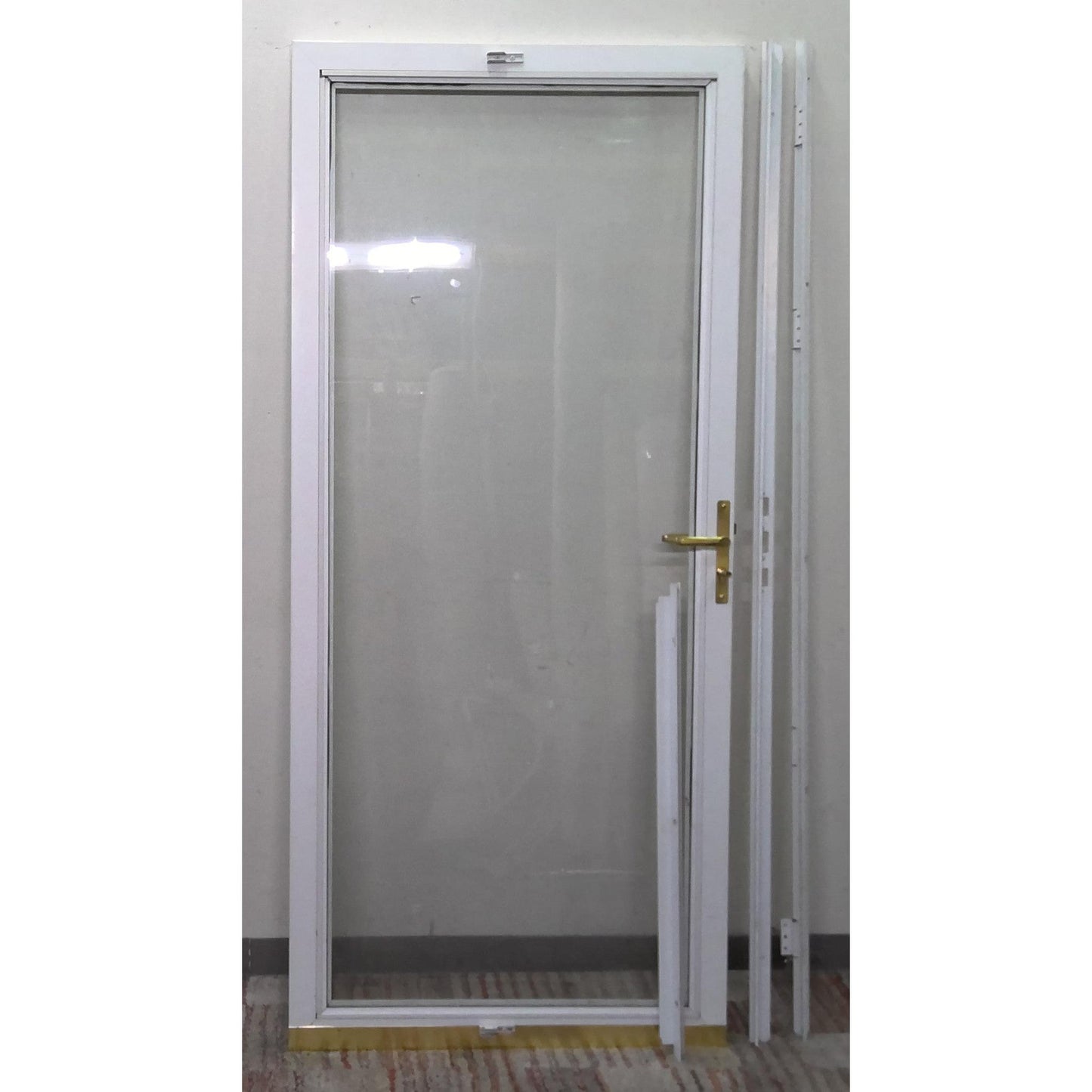 35.5" x 80" White Storm Door