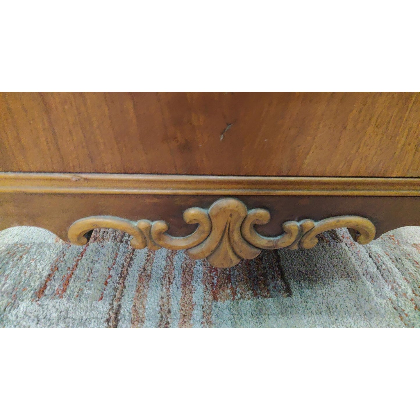Vintage Ornate Wood Dresser