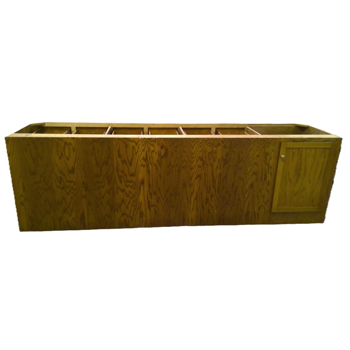 112" Oak Sink Base