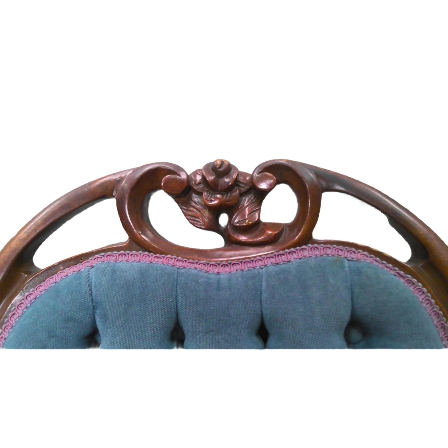 Victorian-Style Tufted Side Chair
