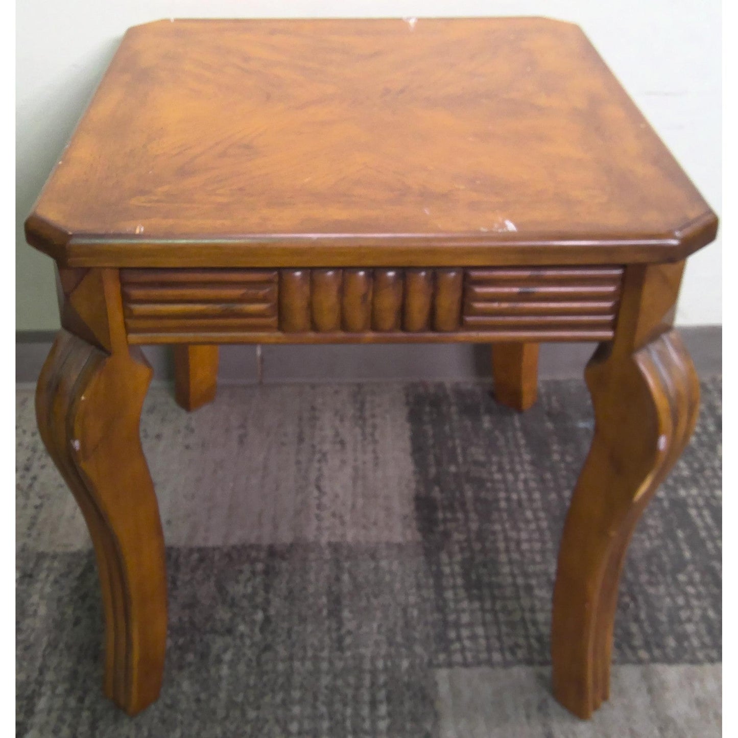 Wood End Table