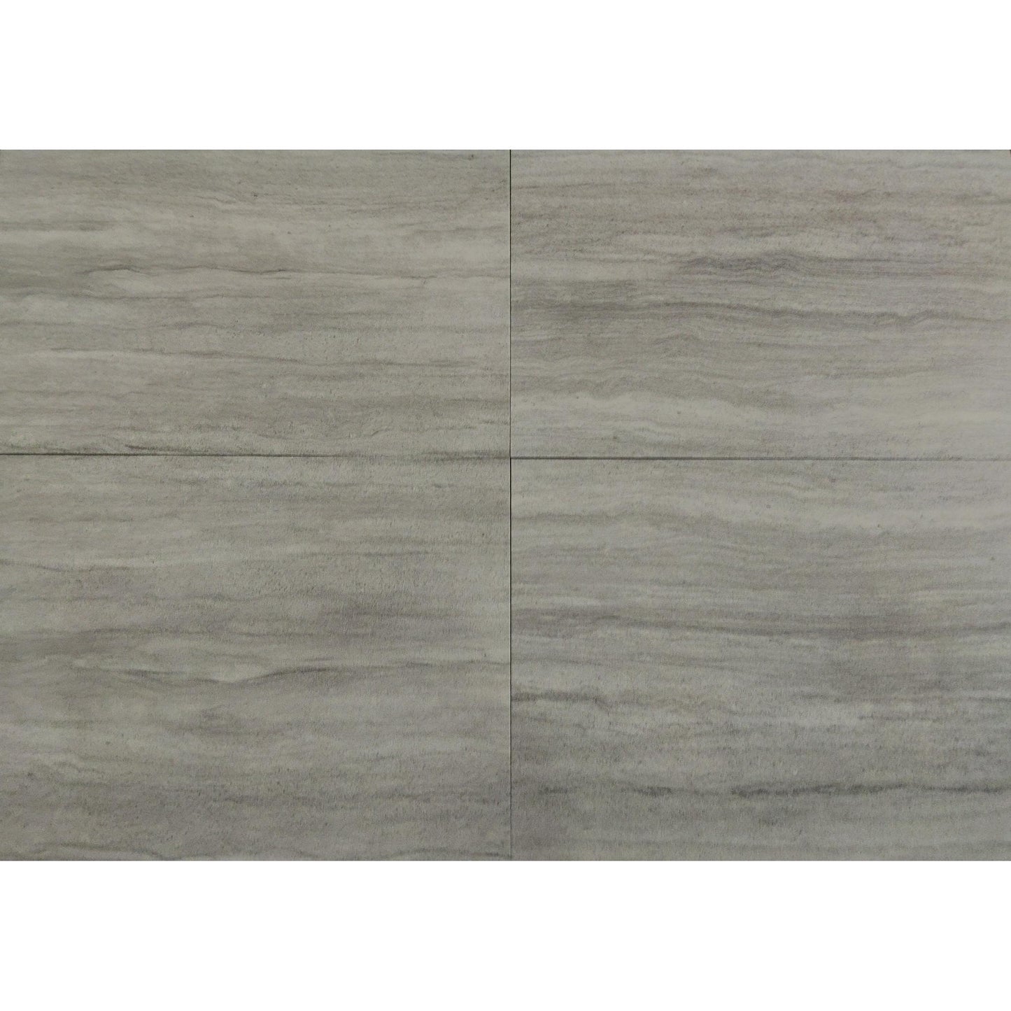 52 Square Feet of Gray Vinyl Tile Flooring