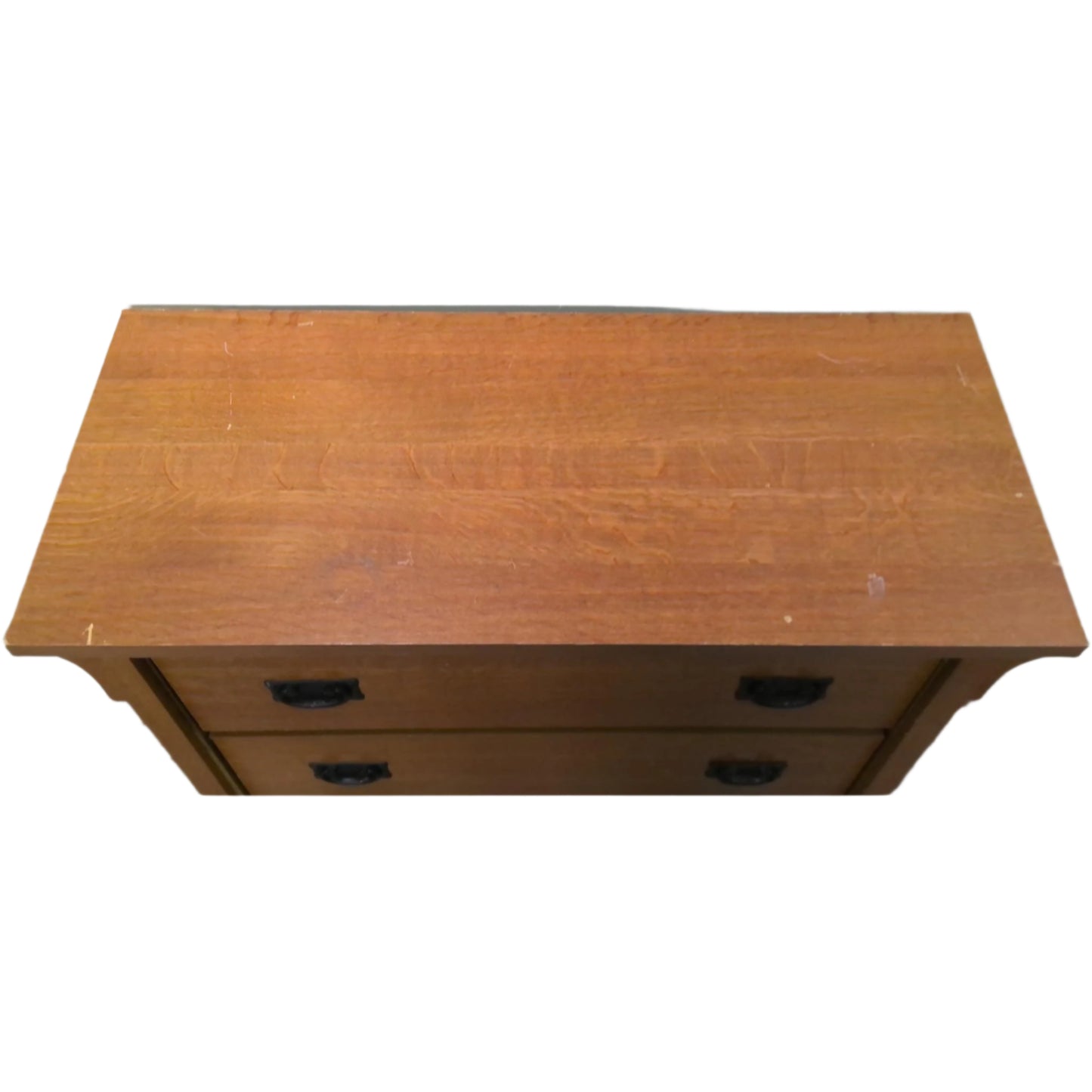 Mission-Style 4-Drawer Dresser, aerial view of tabletop