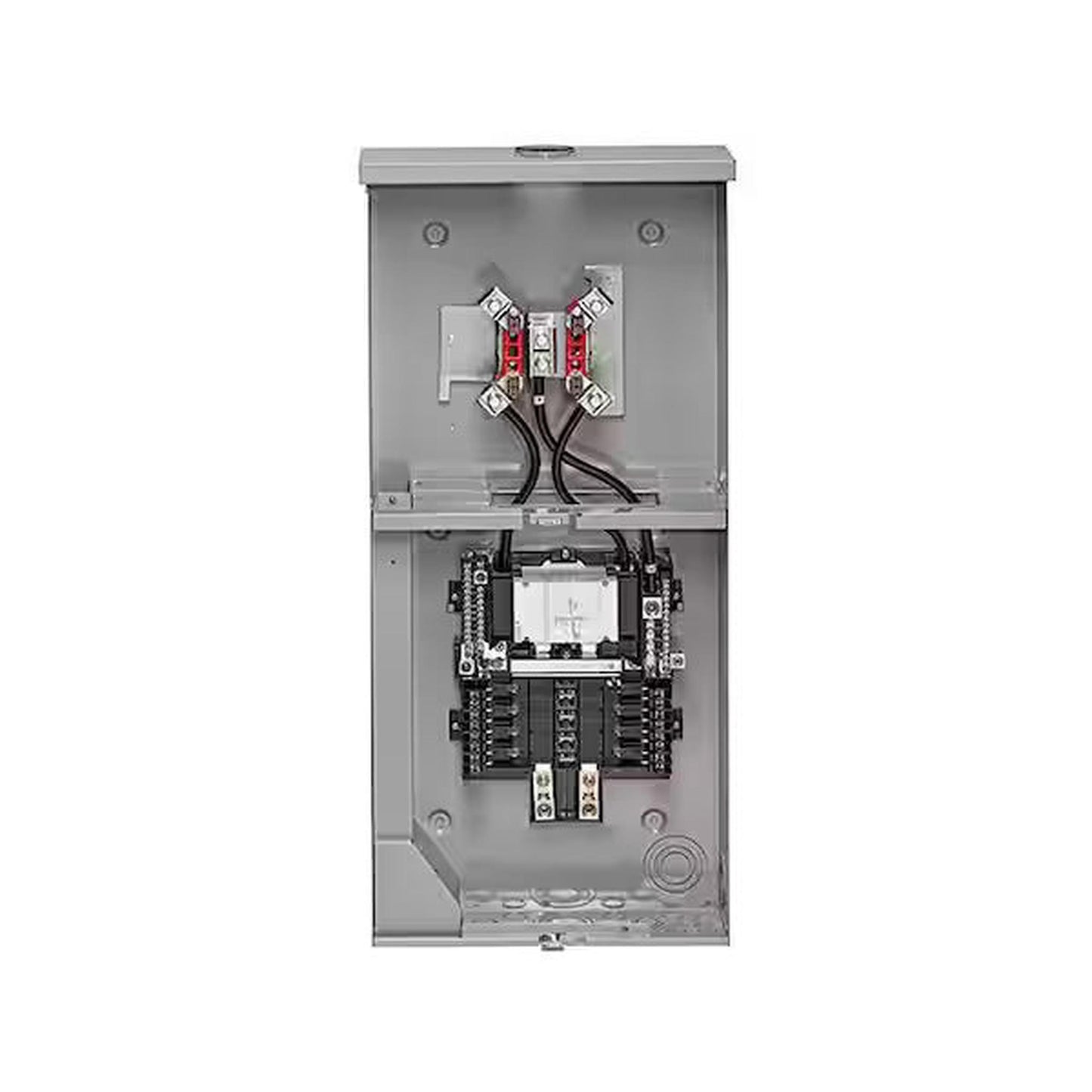 ReStore Select x Leviton 150 Amp Outdoor Meter Main Combo, 8-Spaces, Ring Type - 03R-LP815-RMC GW