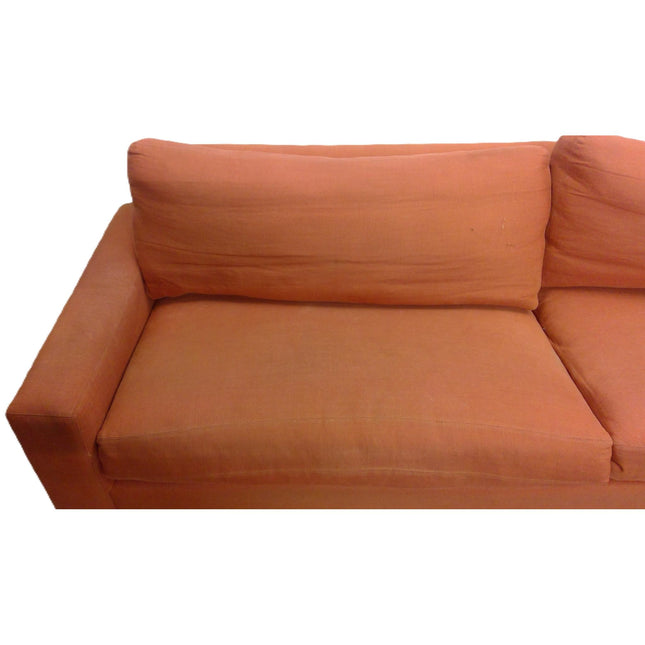105" Orange Sofa
