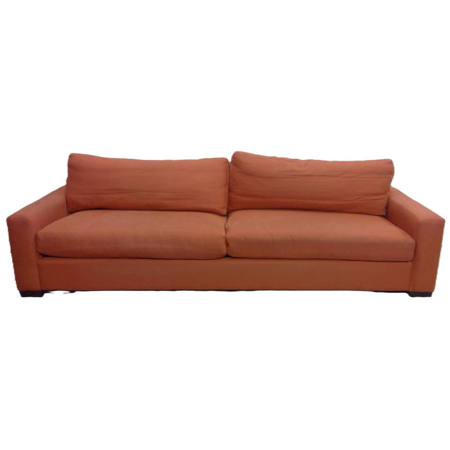 105" Orange Sofa