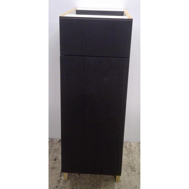 12" Black 1-Drawer Base Cabinet (Added 07/30/2026)
