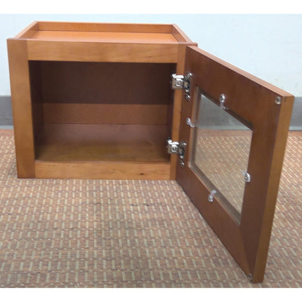 15" Glass Door Upper Cabinet RTA