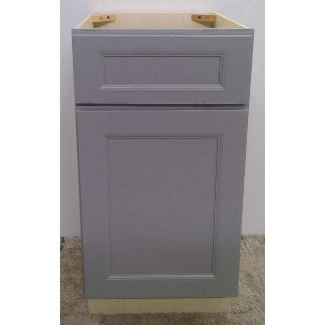 18" Gray 1-Drawer Plywood Base Cabinet (Added 07/31/2026)