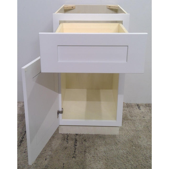 18" White Shaker 1-Drawer Base Cabinet (Added 07/30/2026)