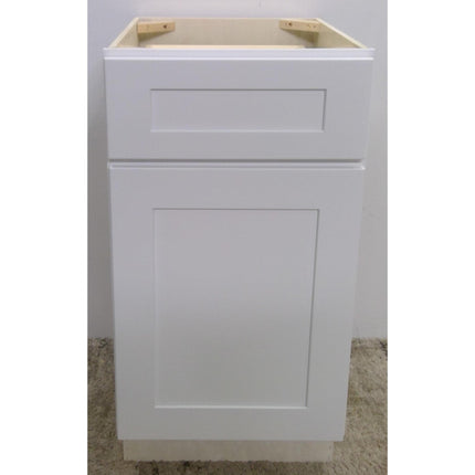 18" White Shaker 1-Drawer Base Cabinet (Added 07/30/2026)