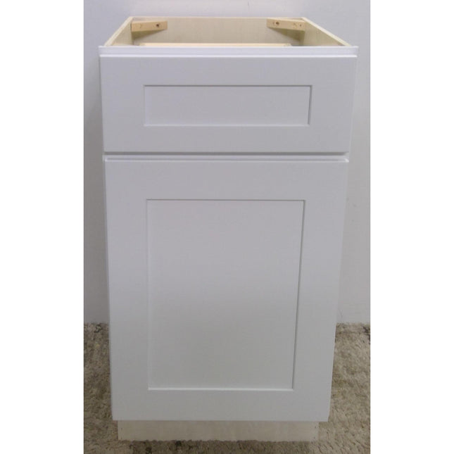 18" White Shaker 1-Drawer Base Cabinet (Added 07/30/2026)