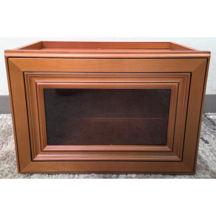18" x 12" Glass Door Upper Cabinet