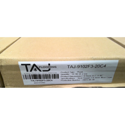 209 Square Feet of Vinyl Flooring (6 Boxes)