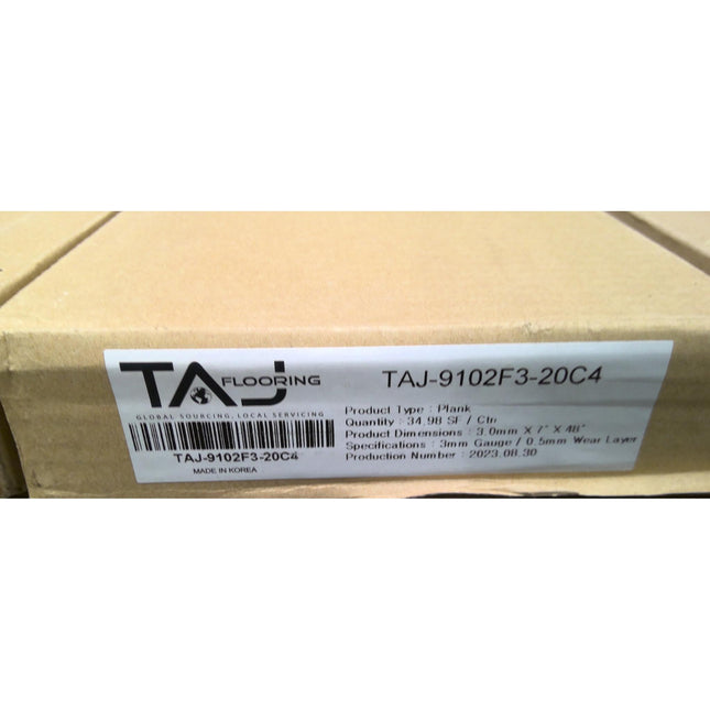 209 Square Feet of Vinyl Flooring (6 Boxes)
