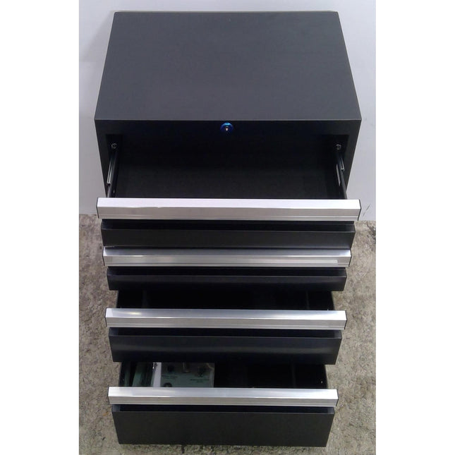 21" Black Steel 4-Drawer Tool Cabinet (Added 08/15/2026)